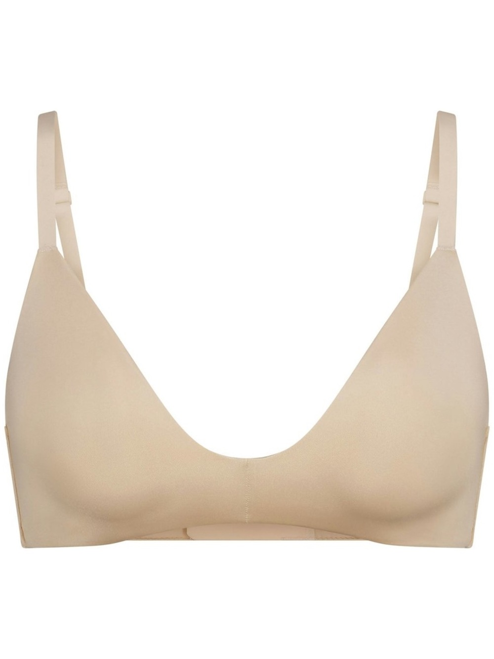 🔥Skims Wireless Form T-Shirt Demi Bra in Sand NWT!